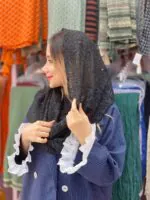 شال دانتل توری گیپوری