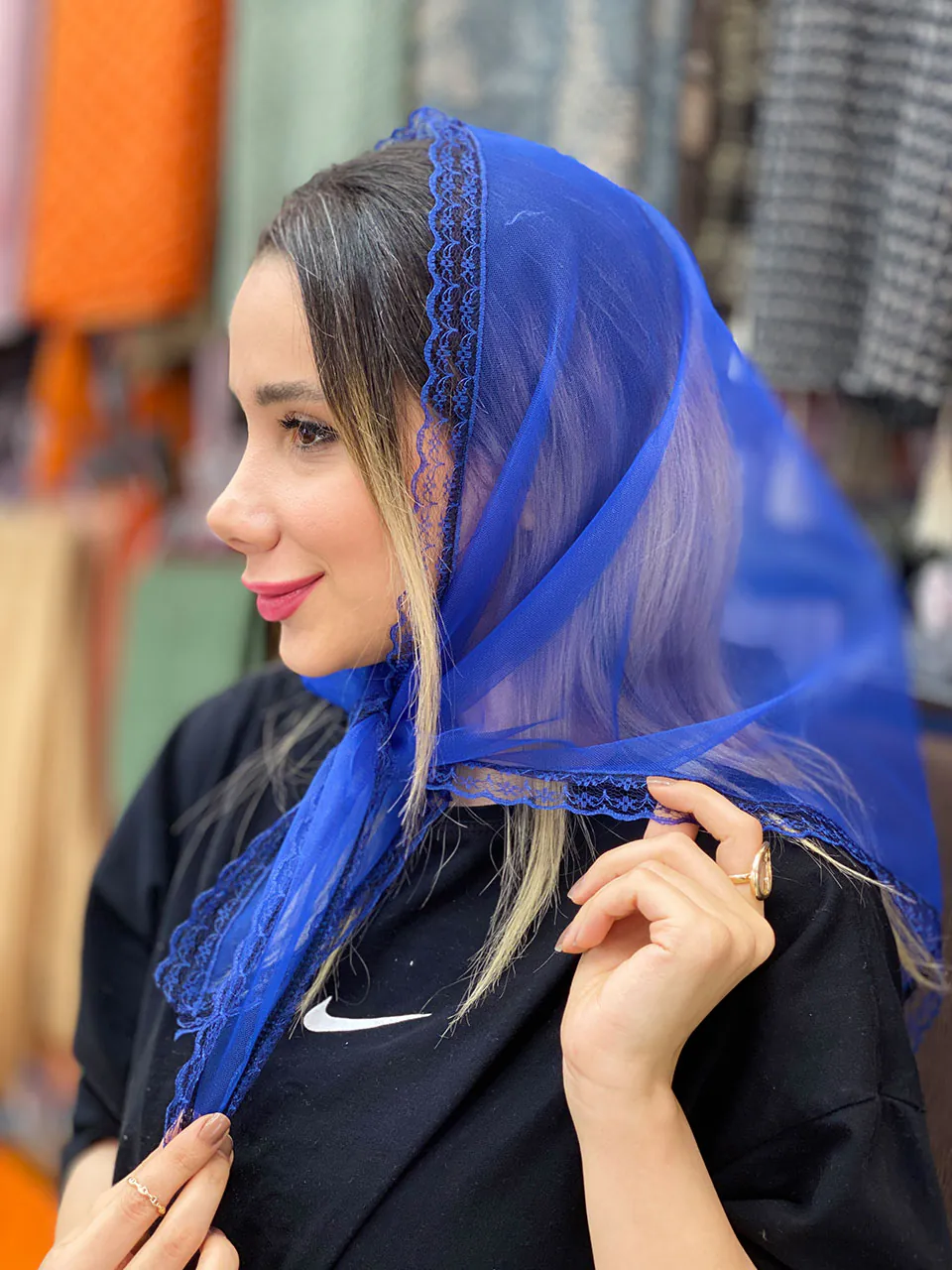 روسری سه گوش تور