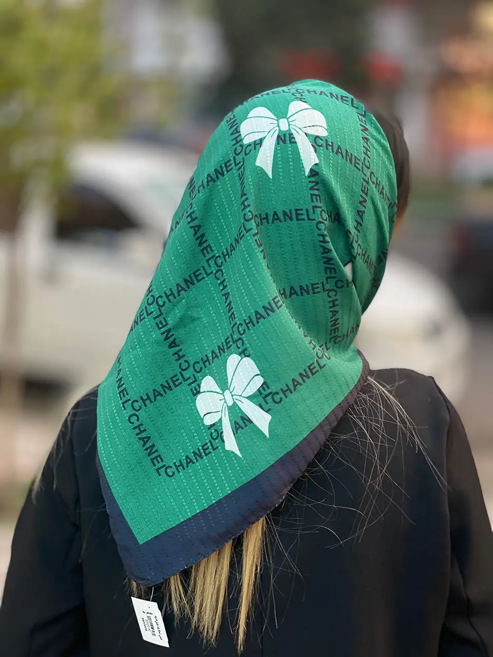 مینی اسکارف شنل سبز