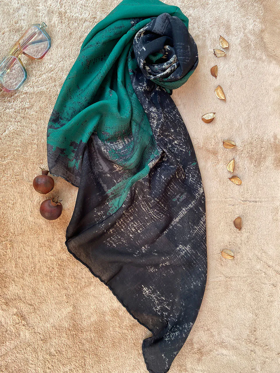 روسری نخی طرحدار زنانه مادام بلا