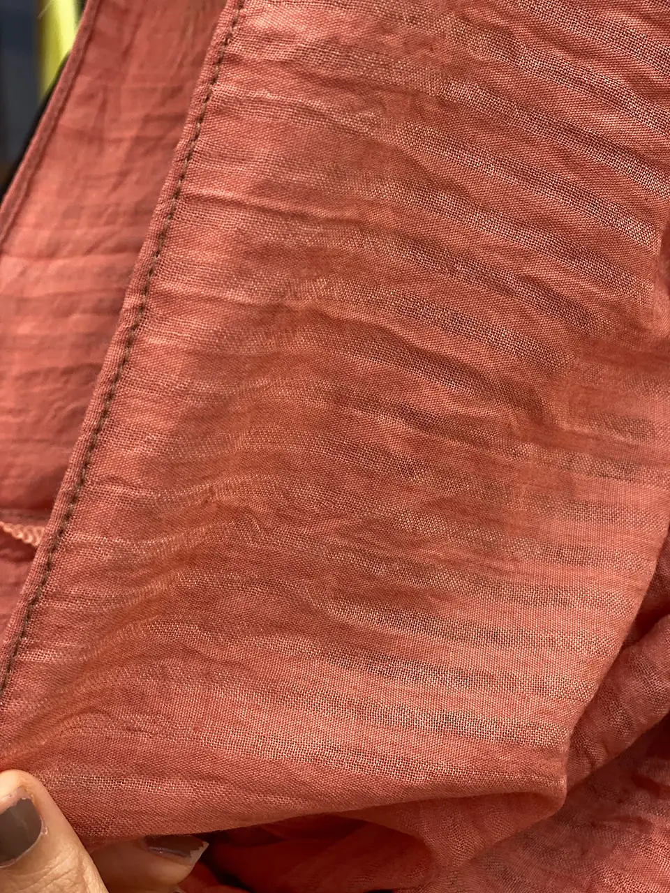 شال رینگی تک رنگ عسل