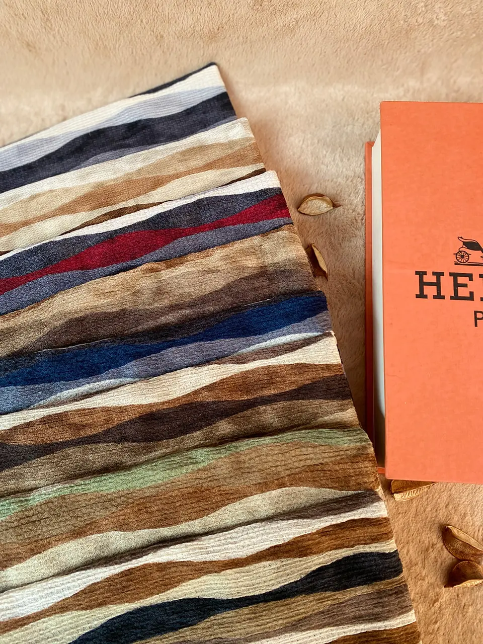 شال برشکا طرح لوزی (6632) - Image 2