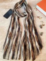 شال برشکا طرح لوزی دخترانه