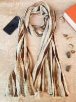 شال برشکا طرح لوزی دخترانه