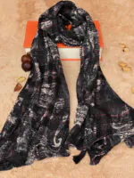 شال پاییزه طرحدار برشکا