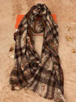 شال پاییزه طرحدار برشکا