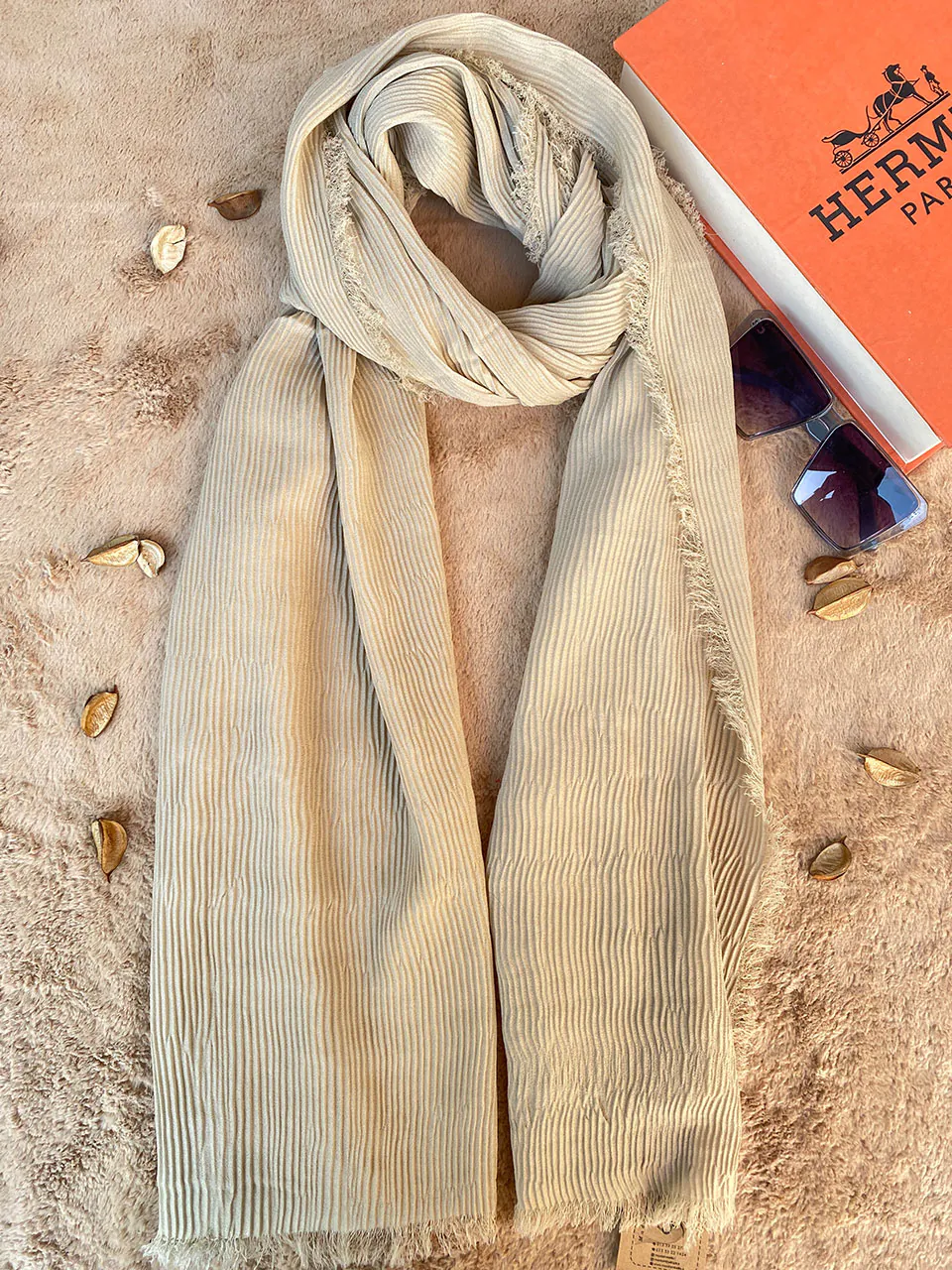 شال لبه ریش نخی