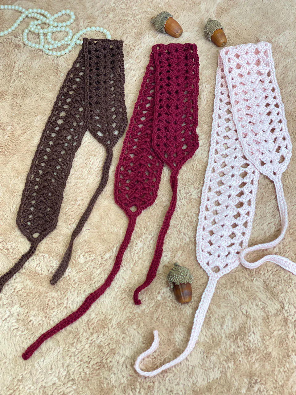 هدبند بافت دخترونه شهرزاد مادام بلا