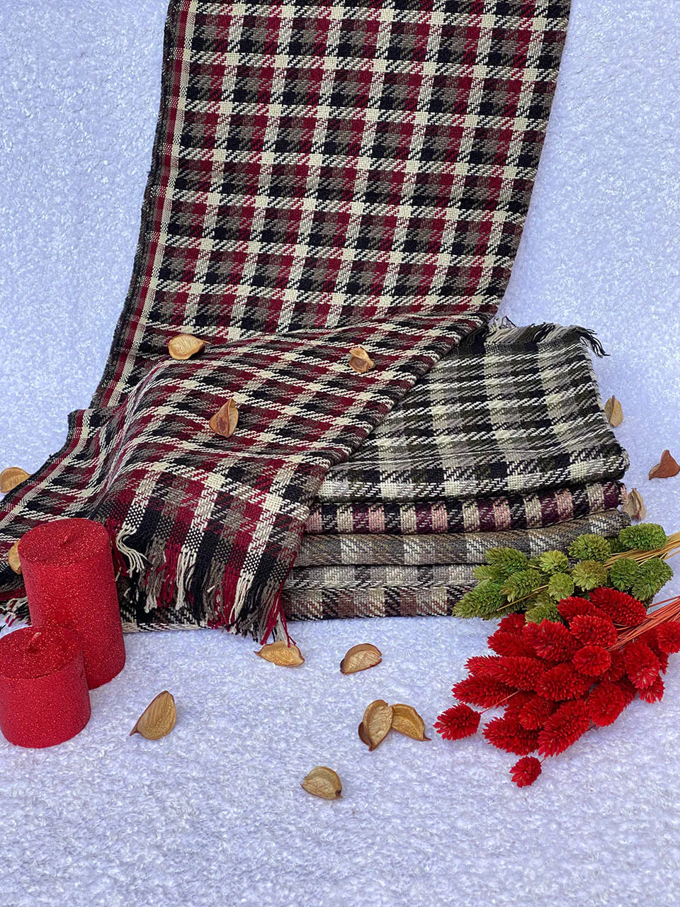 شال بافت پیچازی زنانه