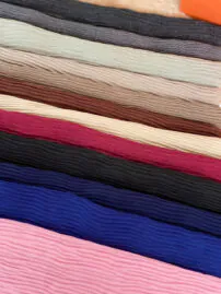 شال برشکا پلیسه ریز شال مادام بلا