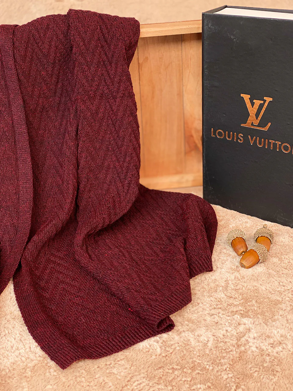 شال بافت هفت هشتی ضخیم مادام بلا