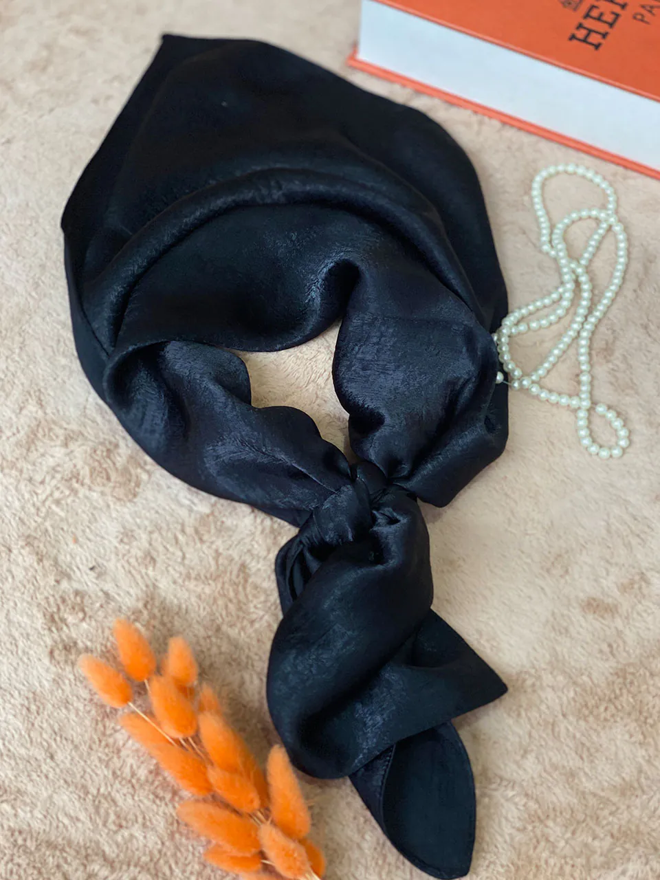 مینی اسکارف کوپرا تک رنگ