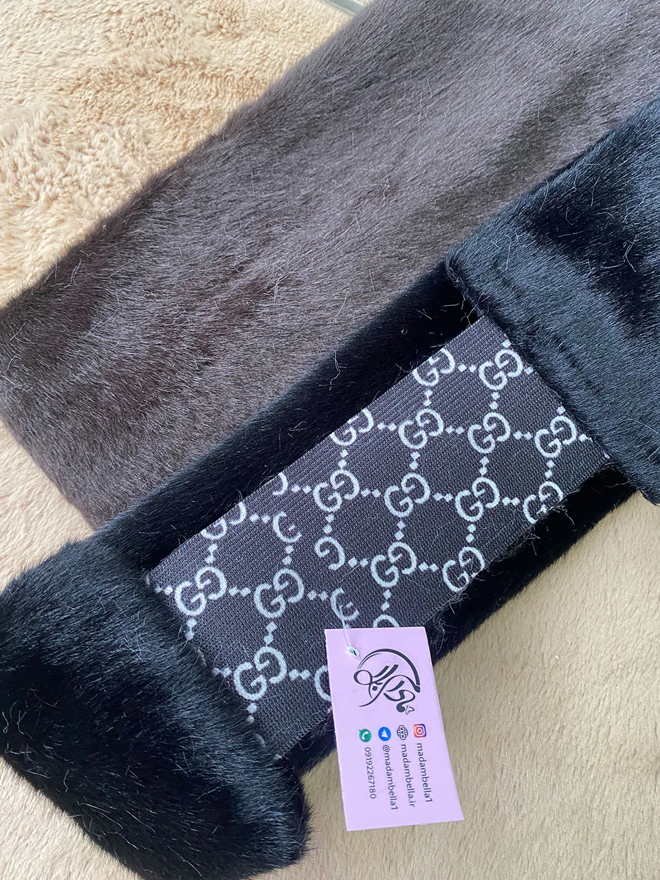 هدبند خز روسی طرحدار فروشگاه مادام بلا رشت