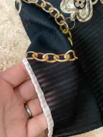 روسری کرپ حریر طرحدار زنانه