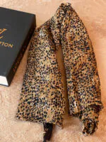 شال پلنگی میکس شال و روسری مادام بلا