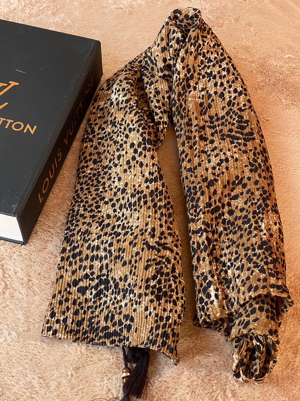 شال پلنگی میکس شال و روسری مادام بلا