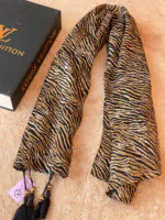 شال پلنگی میکس شال و روسری مادام بلا