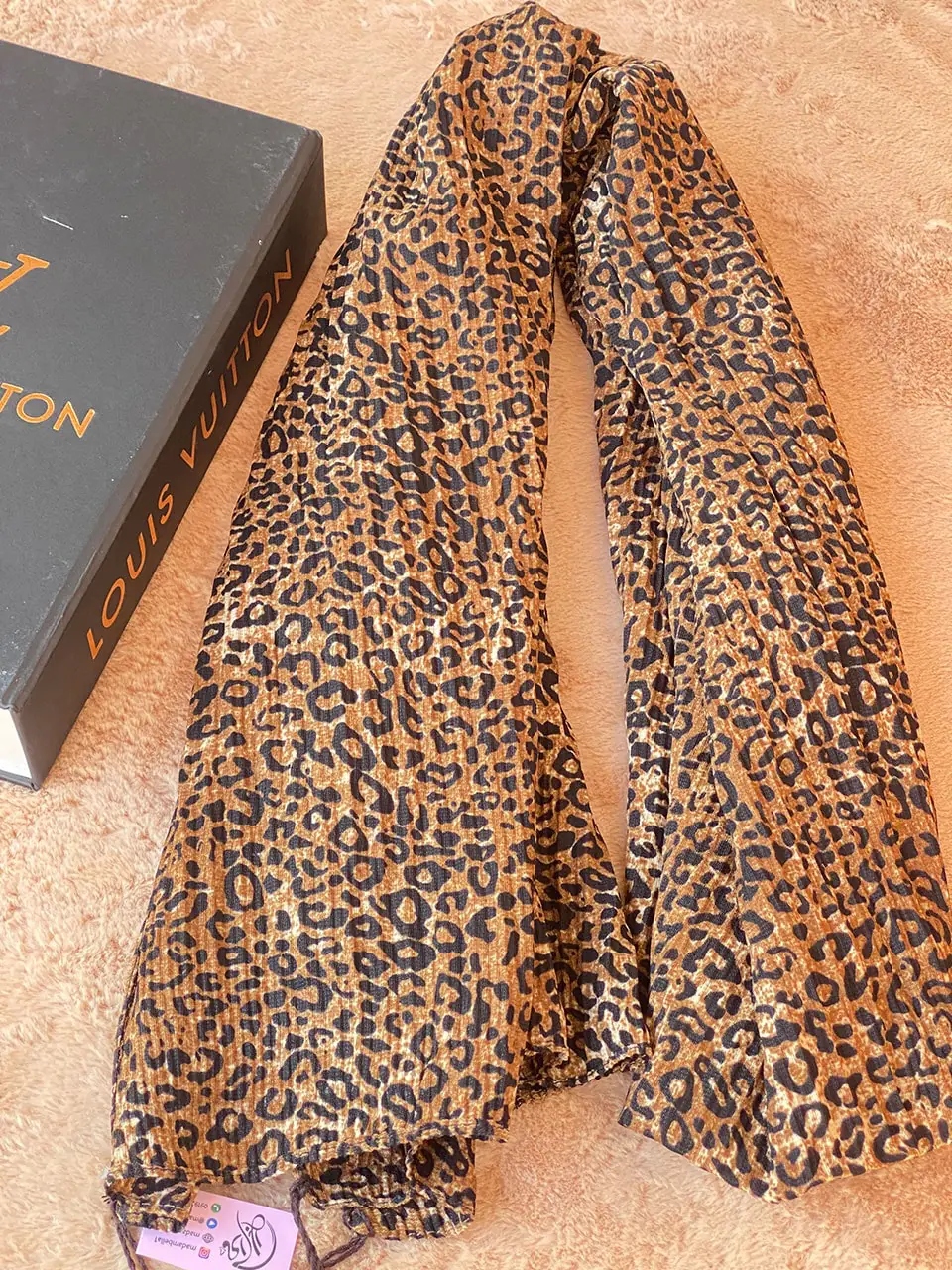 شال پلنگی میکس شال و روسری مادام بلا