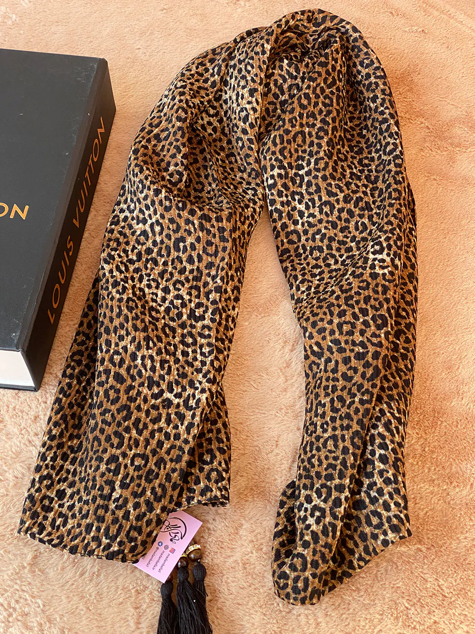 شال پلنگی میکس شال و روسری مادام بلا