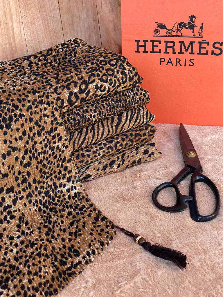 شال پلنگی میکس شال و روسری مادام بلا