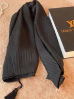 شال نخی دیپلمات راه راه شال مادام بلا رشت