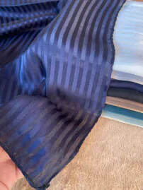 شال نخی دیپلمات راه راه شال مادام بلا رشت