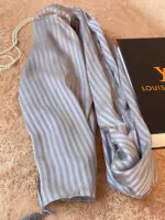 شال نخی دیپلمات راه راه شال مادام بلا رشت