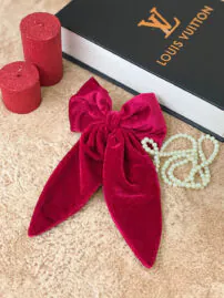 گیره فرانسوی مخمل قرم یلدایی