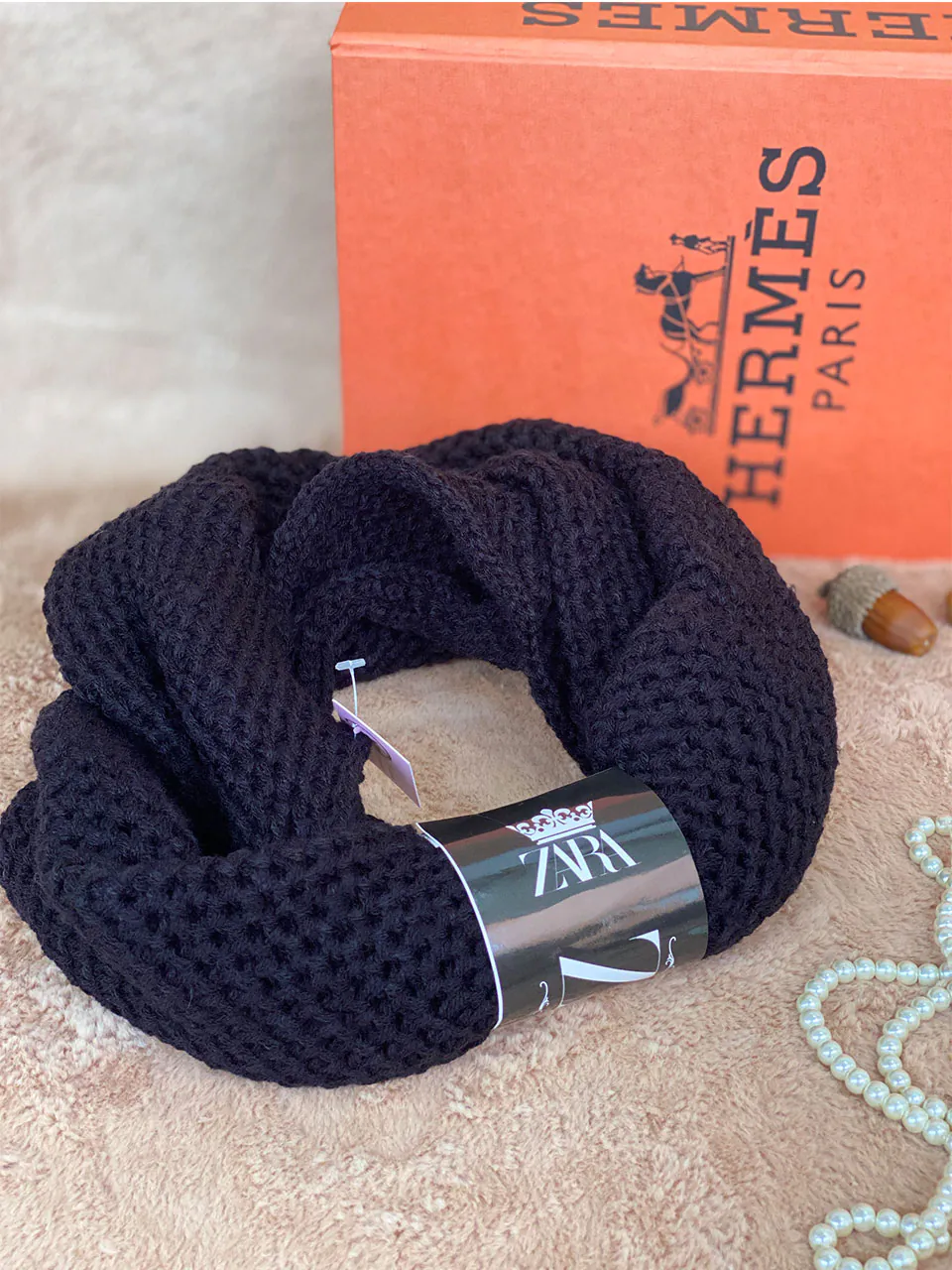 شال گردن رینگی بافت