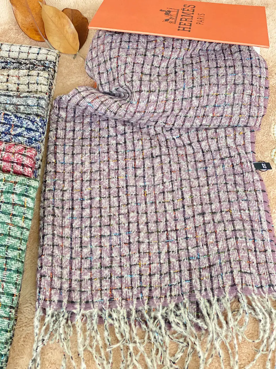 شال موهر وارداتی بافت پاییزه