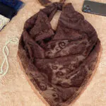 روسری سه گوش دانتل