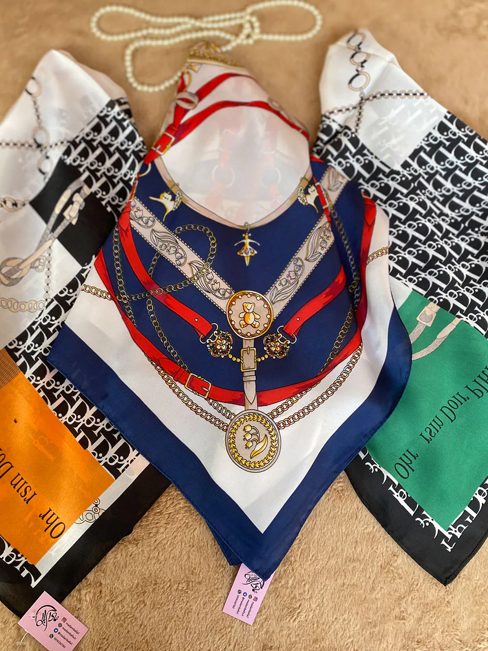 مینی اسکارف ابریشمی