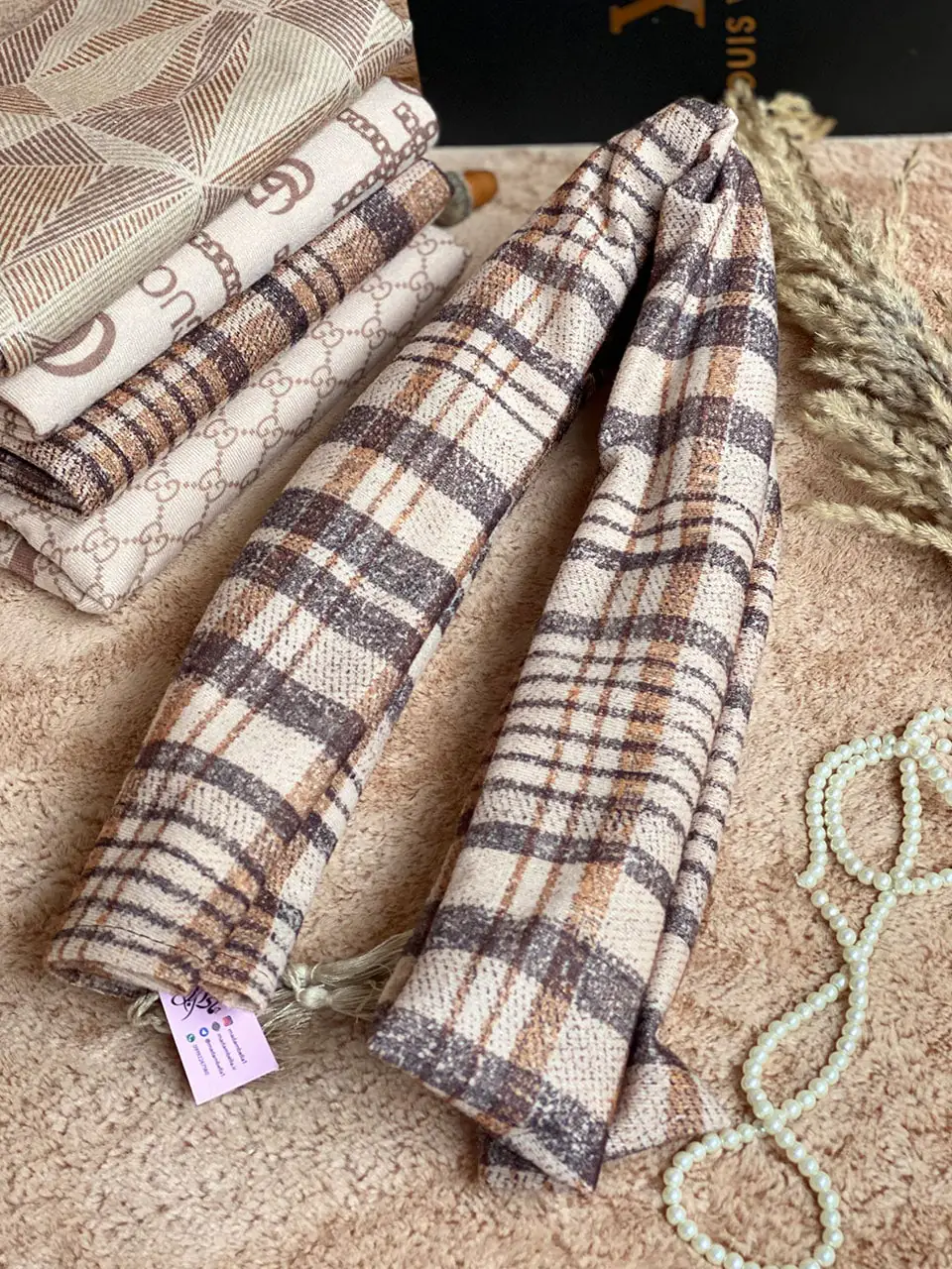 شال موهر مخمل