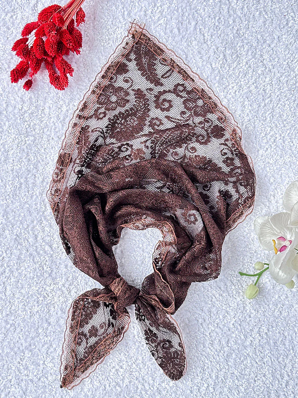 روسری سه گوش دانتل