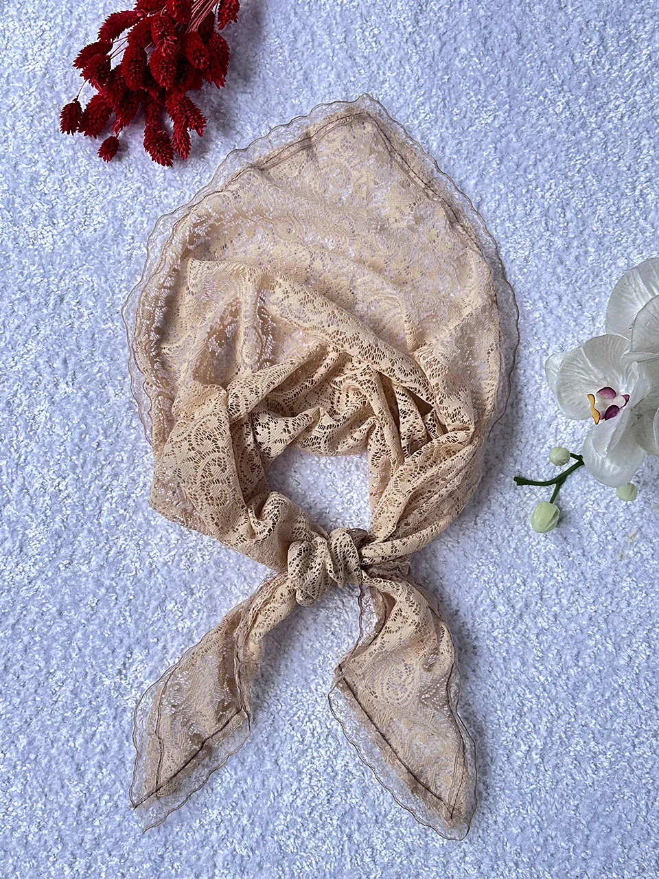 روسری سه گوش دانتل