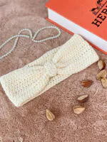 هدبند بافت پاپیونی مادام بلا