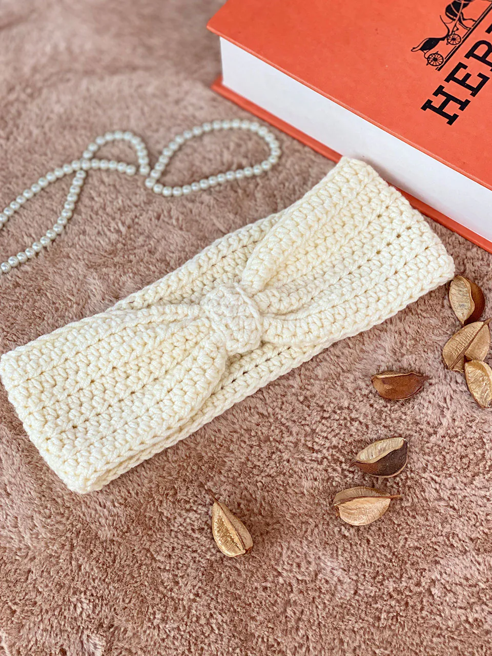 هدبند بافت پاپیونی مادام بلا