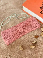 هدبند بافت پاپیونی مادام بلا