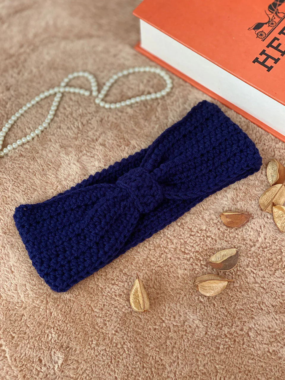 هدبند بافت پاپیونی مادام بلا