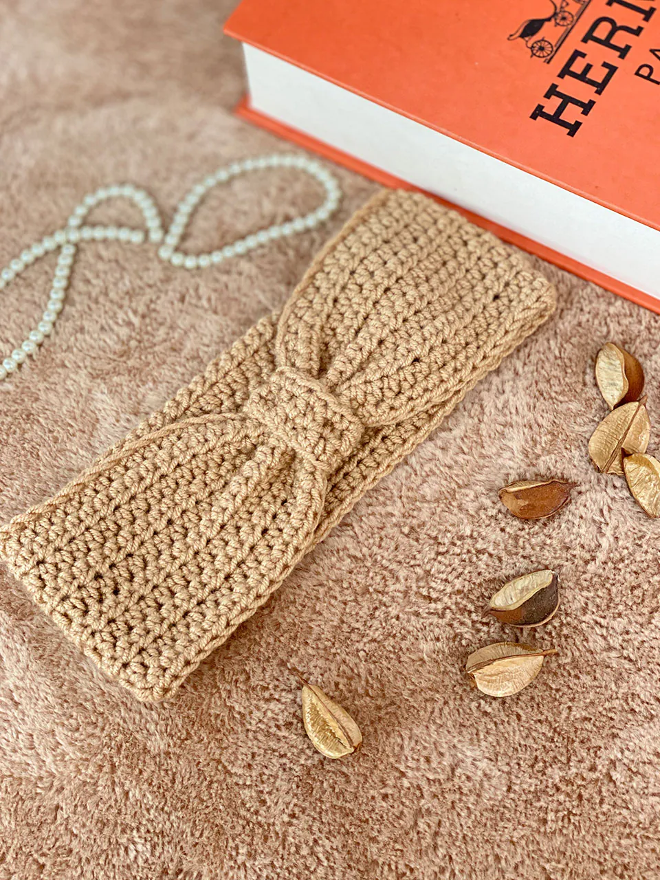 هدبند بافت پاپیونی مادام بلا