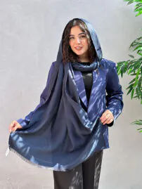 شال میکس سرمه ای مادام بلا