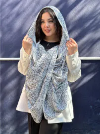 شال ابرنگی نخی لطیف