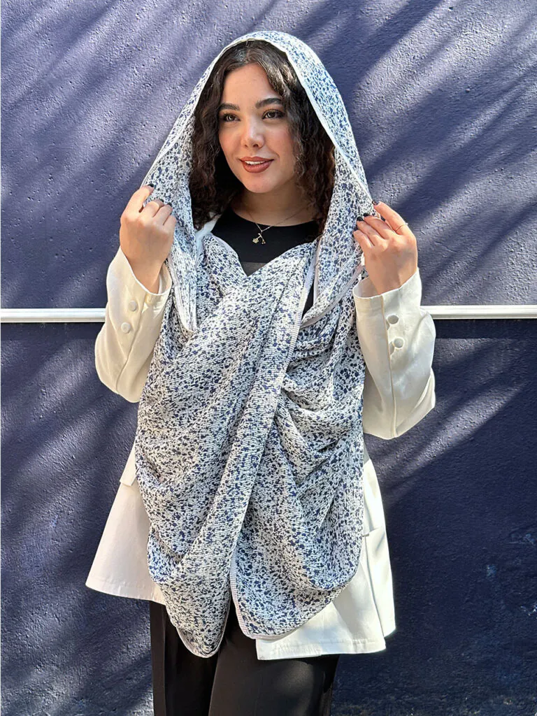 شال ابرنگی نخی لطیف