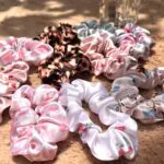 کش ساتن اسکرانچی طرحدار