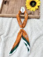 دستمال گردن پلیسه رنگی - Image 2